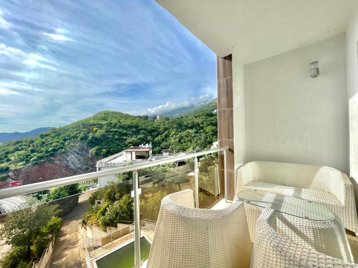 Sea View Apartments Panorama Przno Sveti Stefan Exterior photo