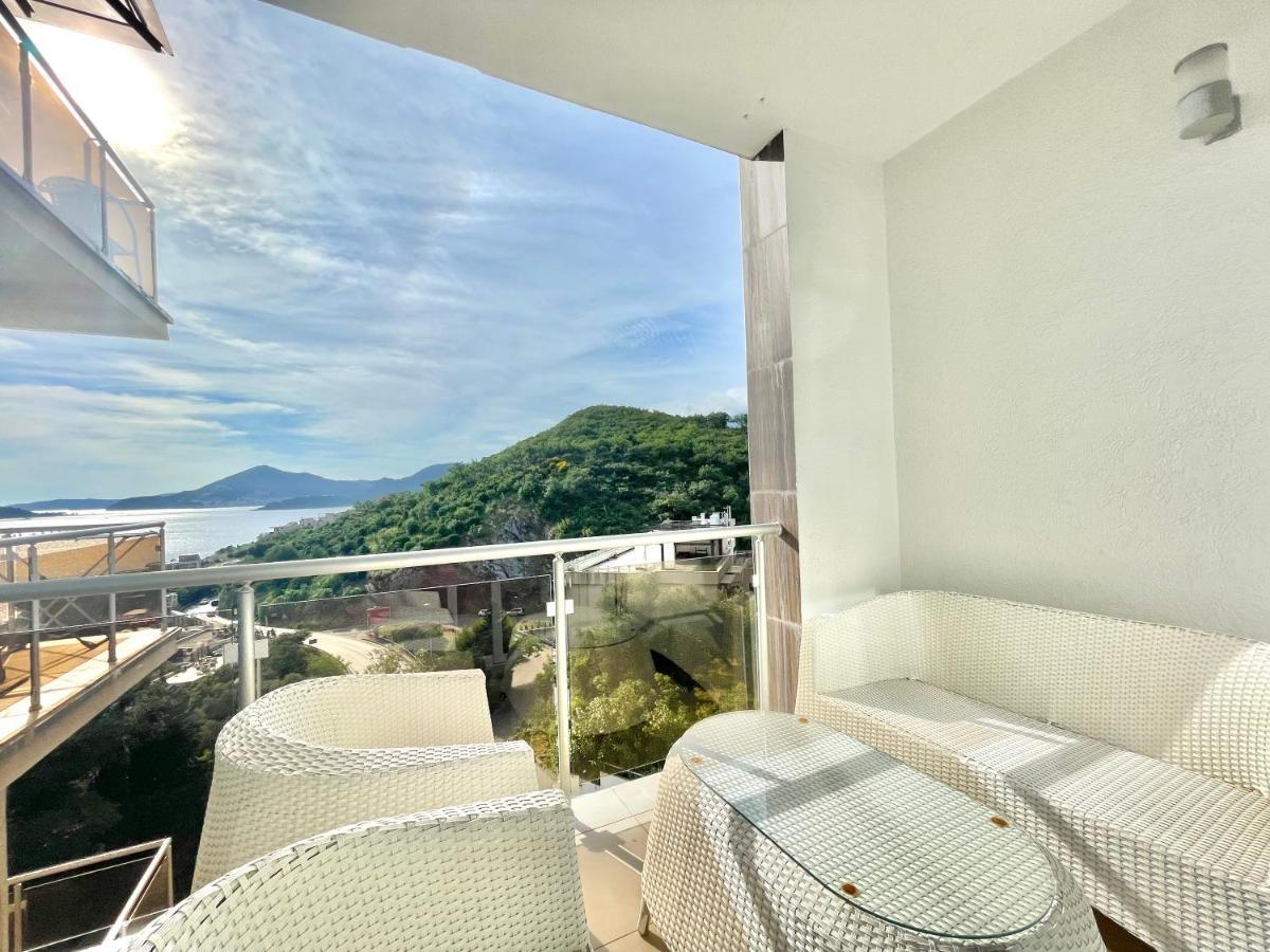 Sea View Apartments Panorama Przno Sveti Stefan Exterior photo